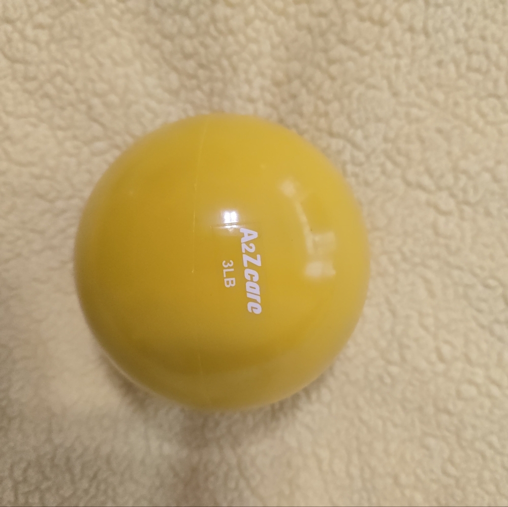 A2ZCare Yellow Weighted Ball